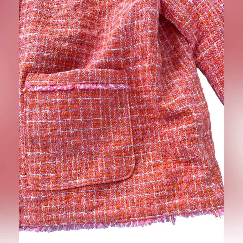 J. Jill Pink Textured Tweed Blazer - Picture 8 of 16